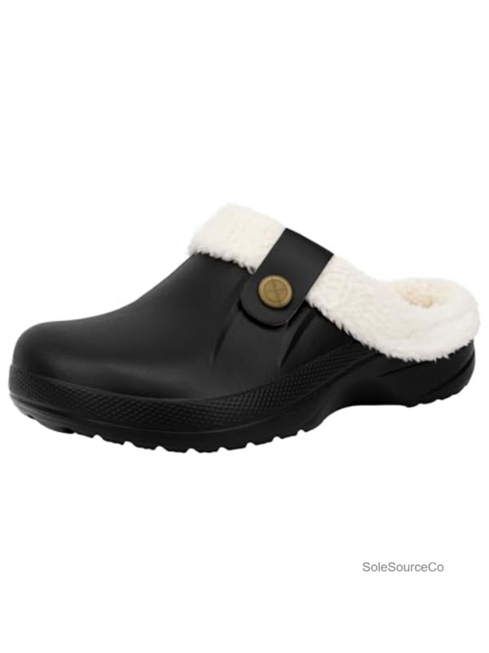 Fur Lined Clog Slippers with Memory Foam - Cozy Warm House Slippers
